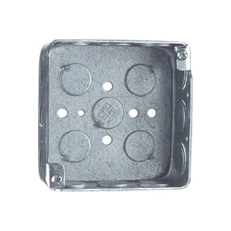 Abb Electrical Box, 21 cu in, Square Box Type, Steel Phased Out